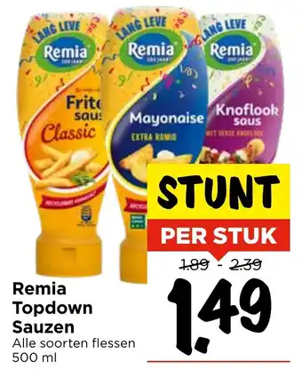 Vomar Voordeelmarkt Remia Topdown Sauzen aanbieding