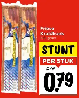 Vomar Voordeelmarkt Friese Kruidkoek aanbieding