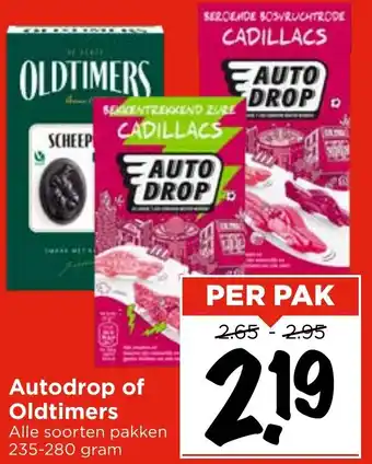 Vomar Voordeelmarkt Autodrop of Oldtimers aanbieding