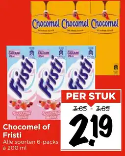 Vomar Voordeelmarkt Chocomel of Fristi aanbieding