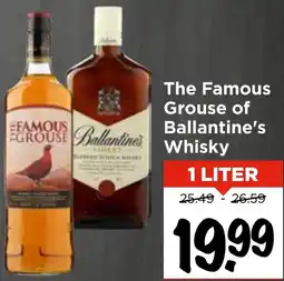 Vomar Voordeelmarkt The Famous Grouse of Ballantine's Whisky aanbieding