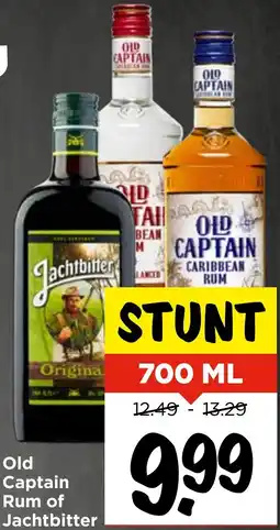 Vomar Voordeelmarkt Old Captain Rum of Jachtbitter aanbieding