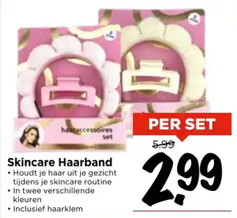 Vomar Voordeelmarkt Skincare Haarband aanbieding