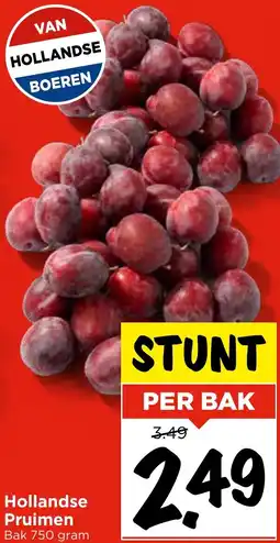 Vomar Voordeelmarkt Hollandse Pruimen aanbieding