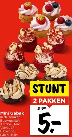 Vomar Voordeelmarkt Mini Gebak aanbieding