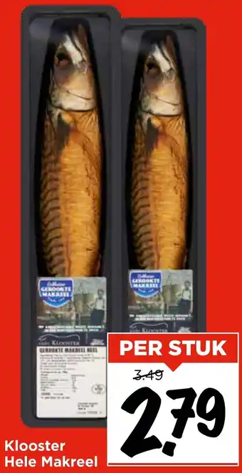 Vomar Voordeelmarkt Klooster Hele Makreel aanbieding