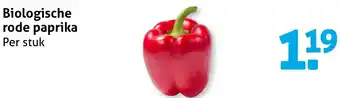 Hoogvliet Biologische rode paprika aanbieding