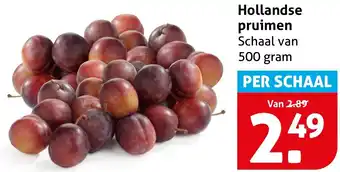 Hoogvliet Hollandse pruimen aanbieding