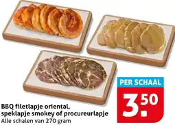 Hoogvliet BBQ filetlapje oriental, speklapje smokey of procureurlapje aanbieding