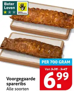 Hoogvliet Voorgegaarde spareribs aanbieding