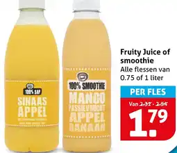 Hoogvliet Fruity Juice of smoothie aanbieding