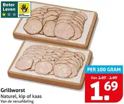 Hoogvliet Grillworst aanbieding