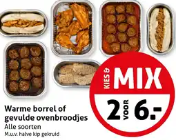 Hoogvliet Warme borrel of gevulde ovenbroodjes aanbieding