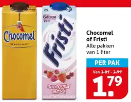 Hoogvliet Chocomel of Fristi aanbieding
