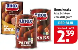 Hoogvliet Unox knaks aanbieding