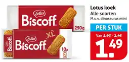 Hoogvliet Lotus koek aanbieding