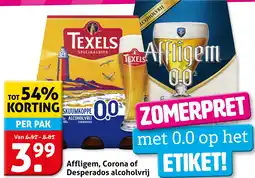 Hoogvliet Affligem, Corona of Desperados alcoholvrij aanbieding