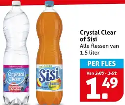 Hoogvliet Crystal Clear of Sisi aanbieding