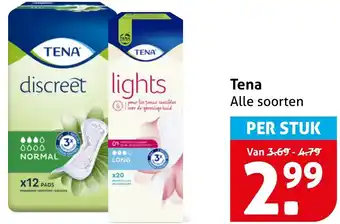 Hoogvliet Tena aanbieding