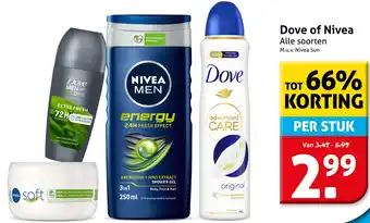 Hoogvliet Dove of Nivea aanbieding