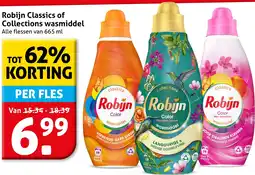 Hoogvliet Robijn Classics of Collections wasmiddel aanbieding