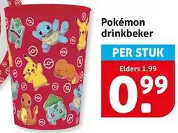 Hoogvliet Pokémon drinkbeker aanbieding