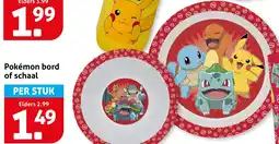Hoogvliet Pokémon bord of schaal aanbieding