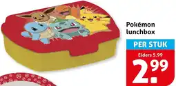 Hoogvliet Pokémon lunchbox aanbieding