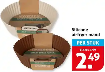 Hoogvliet Silicone airfryer mand aanbieding