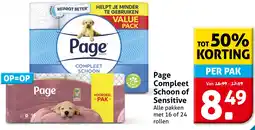 Hoogvliet Page Compleet Schoon of Sensitive aanbieding