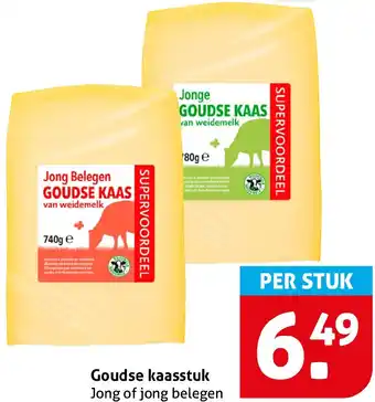 Hoogvliet Goudse kaasstuk aanbieding