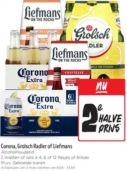 Jumbo Corona, Grolsch Radler of Liefmans aanbieding