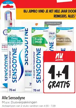 Jumbo Alle Sensodyne aanbieding