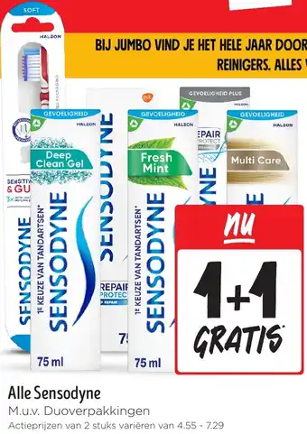 Jumbo Alle Sensodyne aanbieding