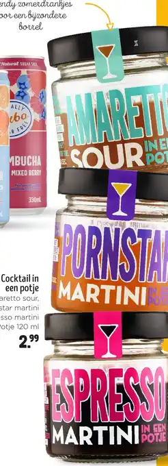 Jumbo Cocktail in een potje aanbieding