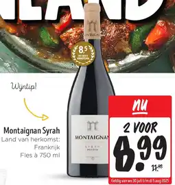 Jumbo Montaignan Syrah aanbieding