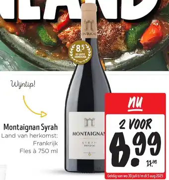 Jumbo Montaignan Syrah aanbieding