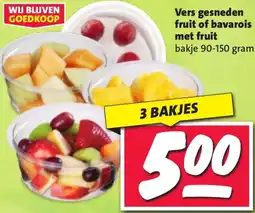 Nettorama Vers gesneden fruit of bavarois met fruit aanbieding
