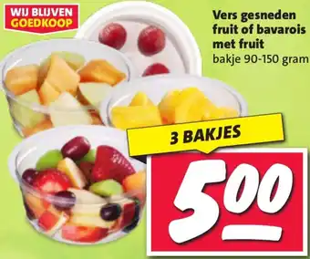 Nettorama Vers gesneden fruit of bavarois met fruit aanbieding