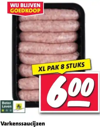 Nettorama Varkenssaucijzen aanbieding