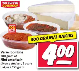Nettorama Verse roombrie of Filet americain aanbieding