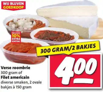 Nettorama Verse roombrie of Filet americain aanbieding