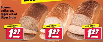 Nettorama Boeren volkoren, tijger wit of tijger bruin aanbieding