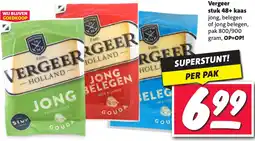 Nettorama Vergeer stuk 48+ kaas aanbieding