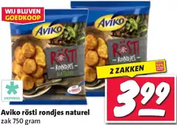 Nettorama Aviko rösti rondjes naturel aanbieding