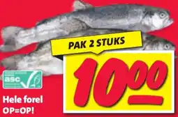 Nettorama Hele forel aanbieding