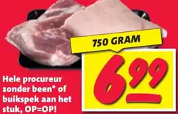Nettorama Hele procureur zonder been of buikspek aan het stuk aanbieding