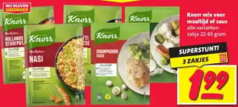 Nettorama Knorr mix voor maaltijd of saus aanbieding