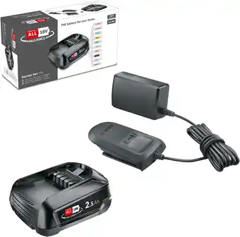 Amazon BOSCH POWERTOOLS BOSCH PBA 18V 2,5 Ah+AL 18V-20 Alliance 1600A02625 aanbieding
