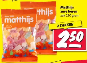 Nettorama Matthijs zure beren aanbieding